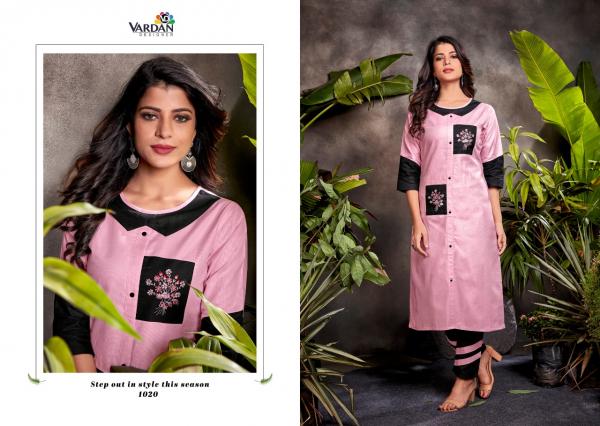 Vardan Spark 5 Exclusive Silk Kurti With Pant Catalog